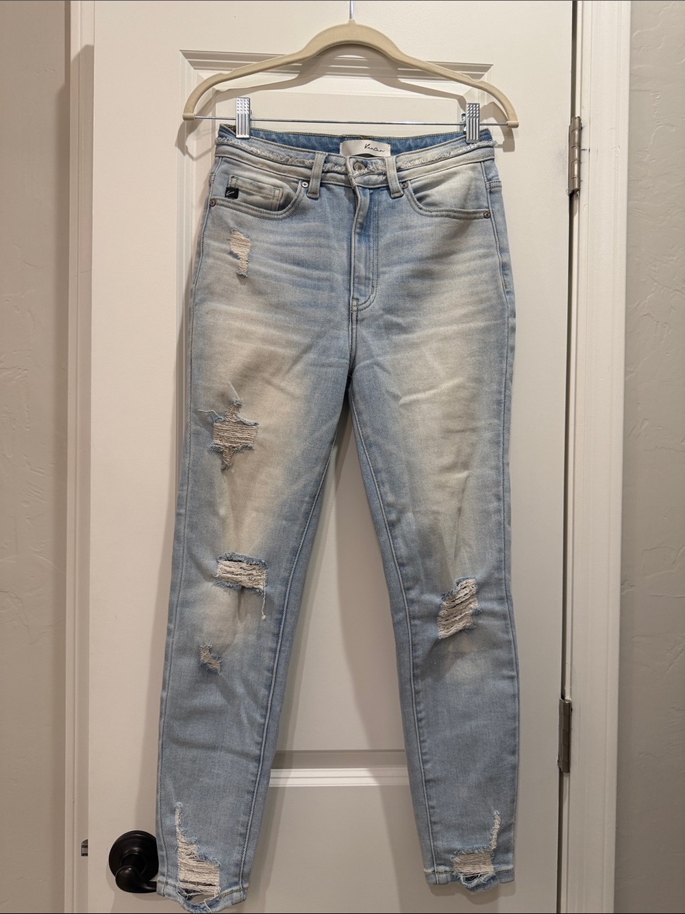 KanCan Light Blue Distressed Skinny Jeans